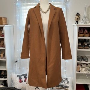 Zara unlined pea coat size S color tan